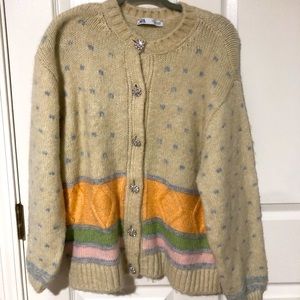 Zara knit pastel sweater